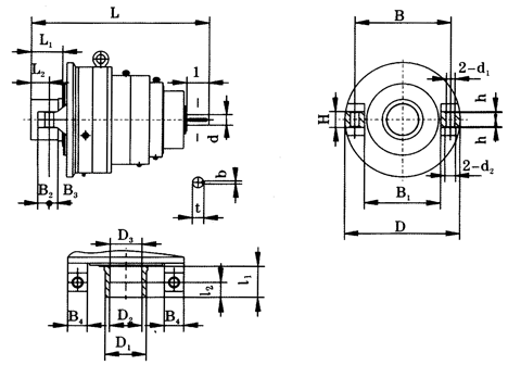 JNG型辊压机行星齿轮减速机型号规格(图2) JNG型辊压机行星齿轮减速机型号规格(图2)