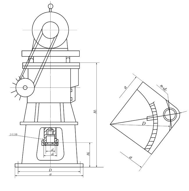 GCWS系列圆弧齿圆柱蜗杆减速机（图）