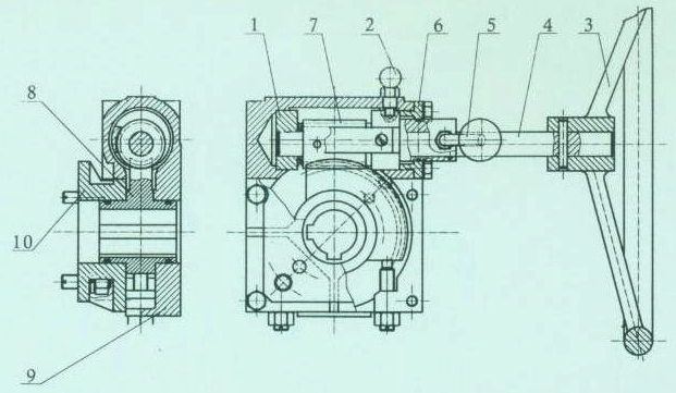 XLHJ系列离合式阀门减速机适用范围及技术参数与结构简介(图2)