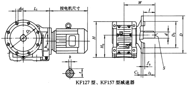 K系列斜齿轮-锥齿轮减速电机