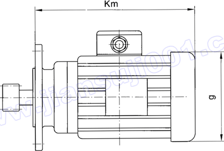 WS系列圆柱蜗杆减速电机附页(电机尺寸)(图2) WS系列圆柱蜗杆减速电机附页(电机尺寸)(图2)