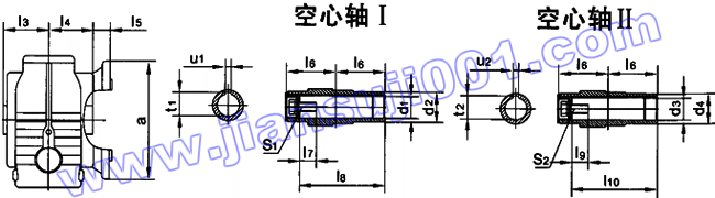 JRTS斜齿轮――蜗轮蜗杆减速电机安装尺寸(JRTSF47..~JRTSF97..,JRTSAF47..~JRTSAF97..)(图2) JRTS斜齿轮――蜗轮蜗杆减速电机安装尺寸(JRTSF47..~JRTSF97..,JRTSAF47..~JRTSAF97..)(图2)
