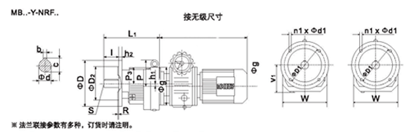 NRF17、NRF27、NRF37、NRF47、NRF57、NRF67、NRF77、NRF87、NRF97、NRF107、NRF137、NRF147、NRF167、系列斜齿轮减速安装尺寸(图1) NRF17、NRF27、NRF37、NRF47、NRF57、NRF67、NRF77、NRF87、NRF97、NRF107、NRF137、NRF147、NRF167、系列斜齿轮减速安装尺寸(图1)