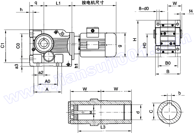 WK系列弧齿锥齿轮硬齿面减速机
