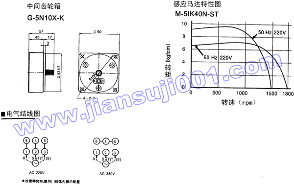 三相感应马达附接线盒（出力25W-40W）(图4)