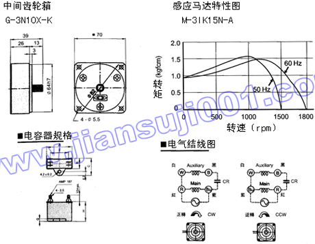 单相感应马达（出力6W-15W）(图4)